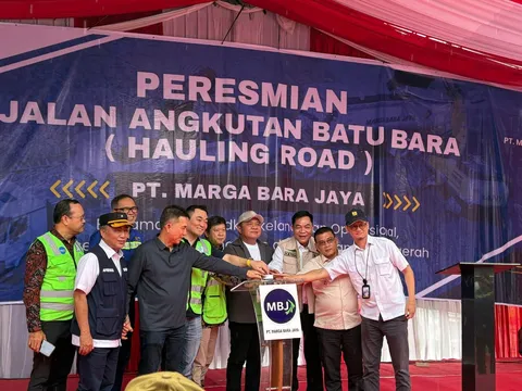 Jalan Hauling MBJ Melintasi Sako Suban, Acara Peresmian Digelar di Simpang Bayat